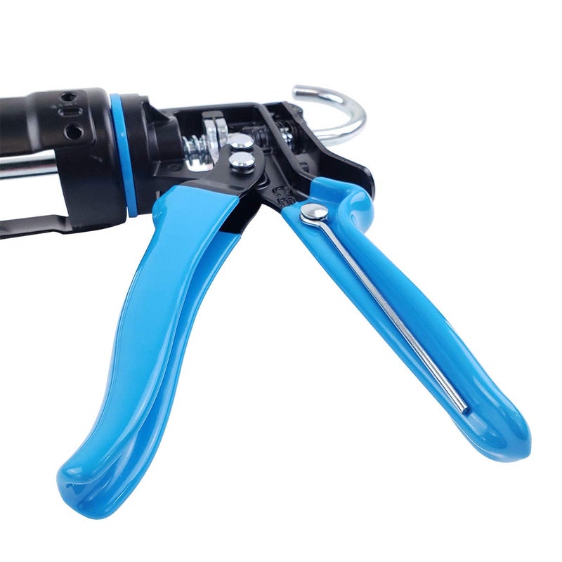 OX Tools Pro OX-P044410 10 Ounce Heavy Duty Caulk Gun, 12:1 Thrust Ratio, 10 oz Caulking Gun, Caulk Dispenser, Sealant Gun, Adhesive Glue Gunâ€¦ - Image 3